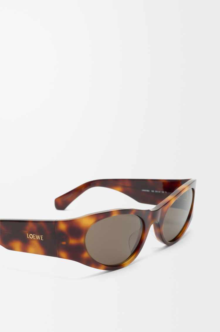 LOEWE 小号 Flash 猫眼造型太阳眼镜 哈瓦那棕
