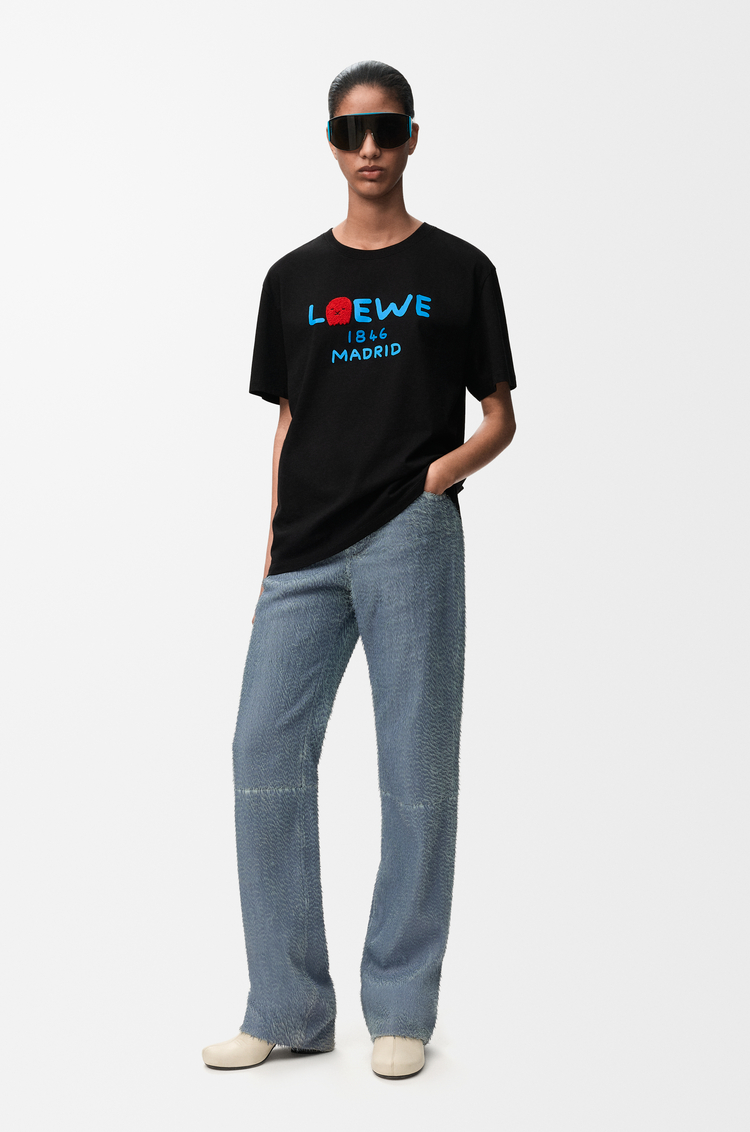 LOEWE リラックスフィット Tシャツ（コットン） ブラック