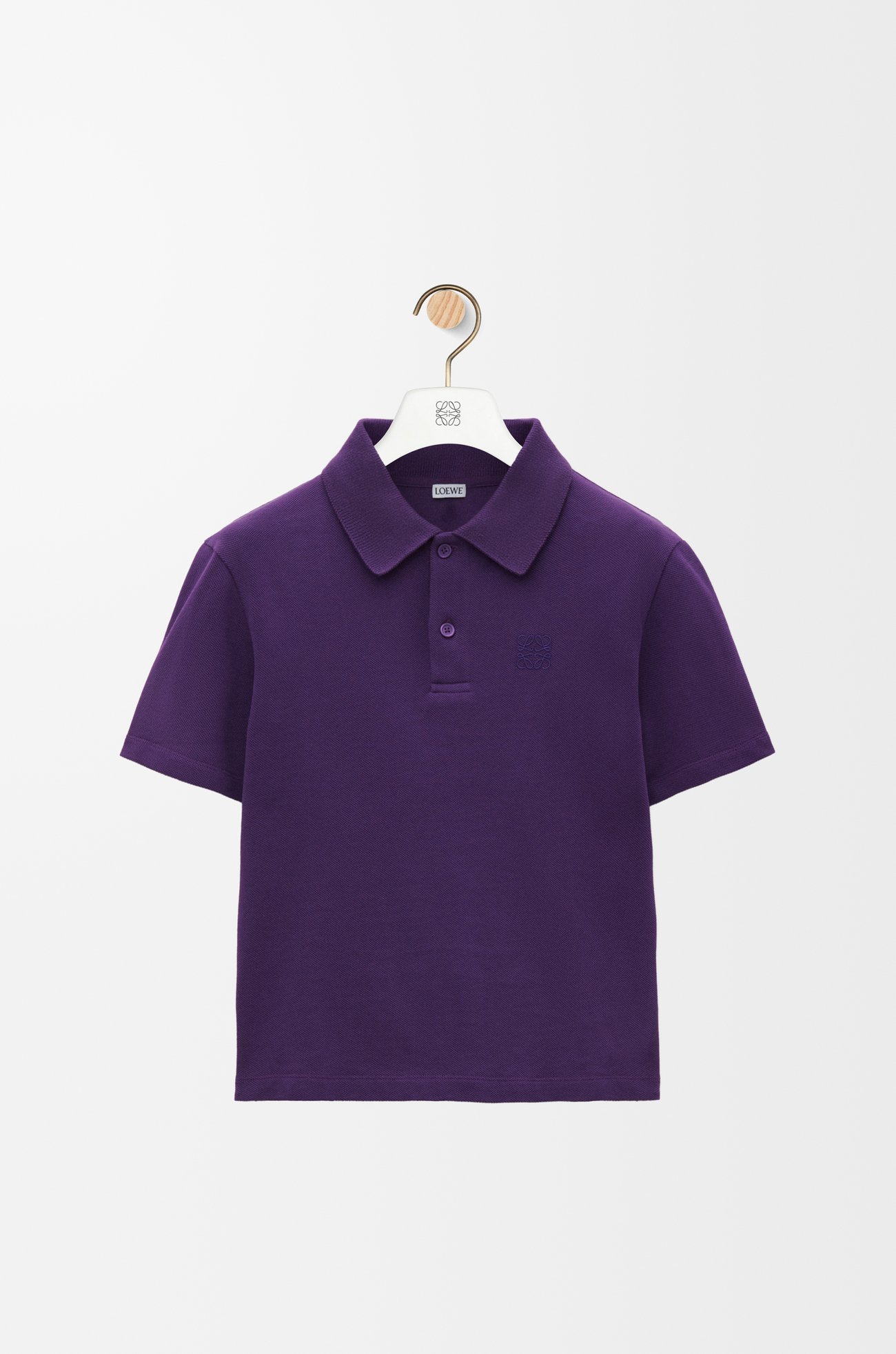 LOEWE Polo in cotton Purple
