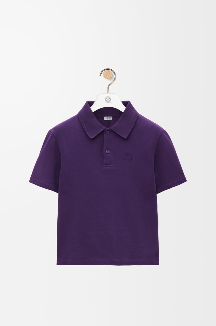 LOEWE Polo in cotton Purple