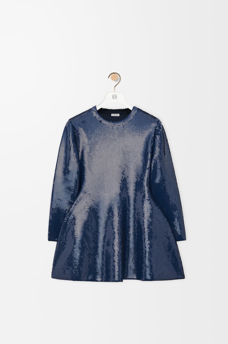 LOEWE Top in viscose blend Dark Navy