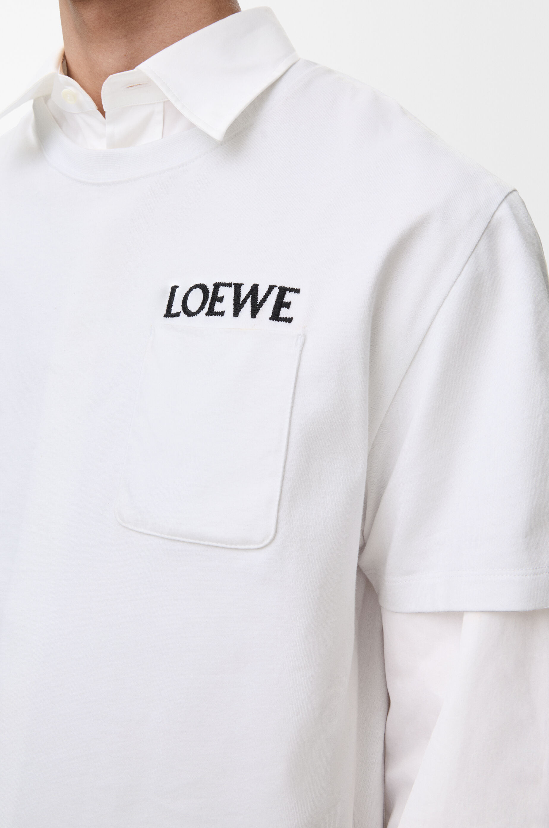Relaxed fit T-shirt in cotton White - LOEWE