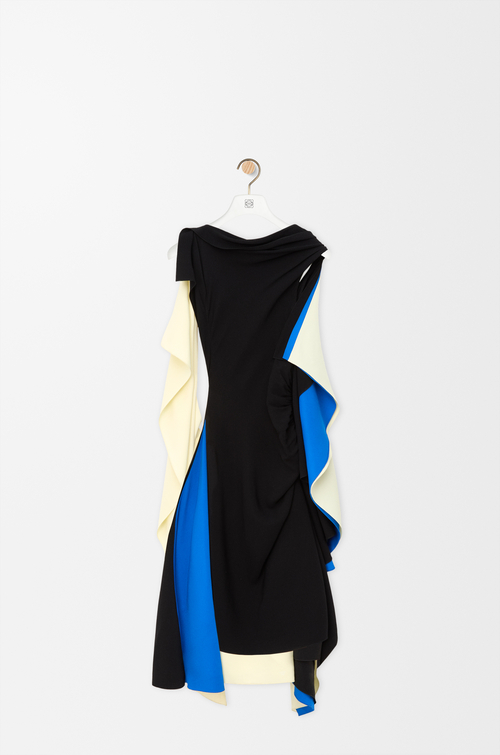 LOEWE Dress in stretch viscose Black