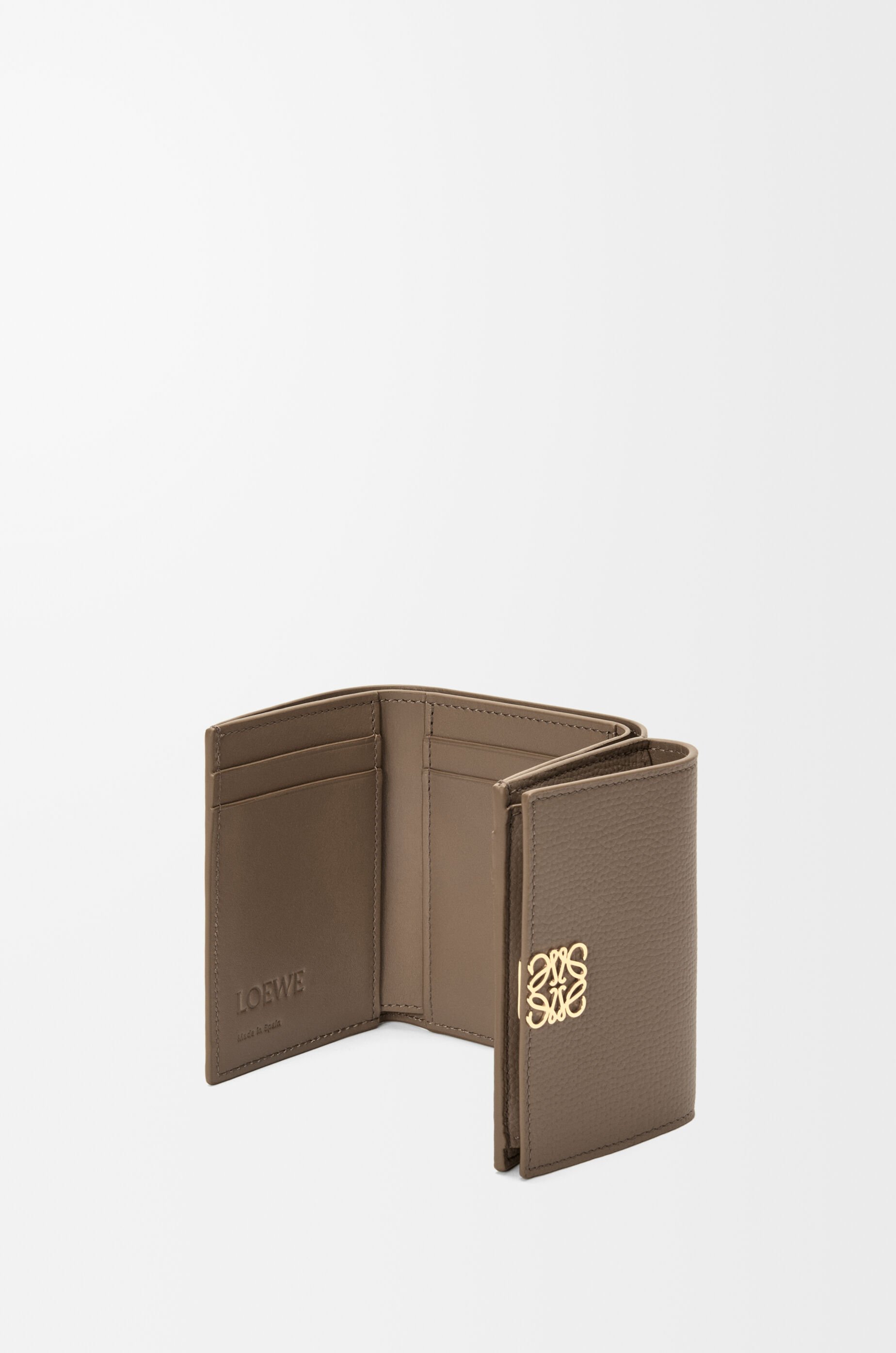 LOEWE ロエベ　アナグラム　トライフォールドウォレット　ペブルグレインカーフ アナグラム トライフォールド ウォレット（ペブルグレインカーフ