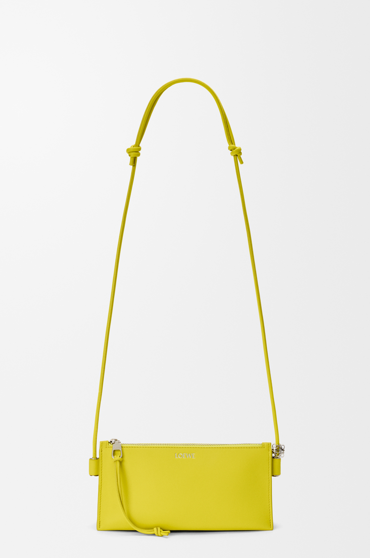 LOEWE 조야 파우치 - 나파 카프스킨 레몬