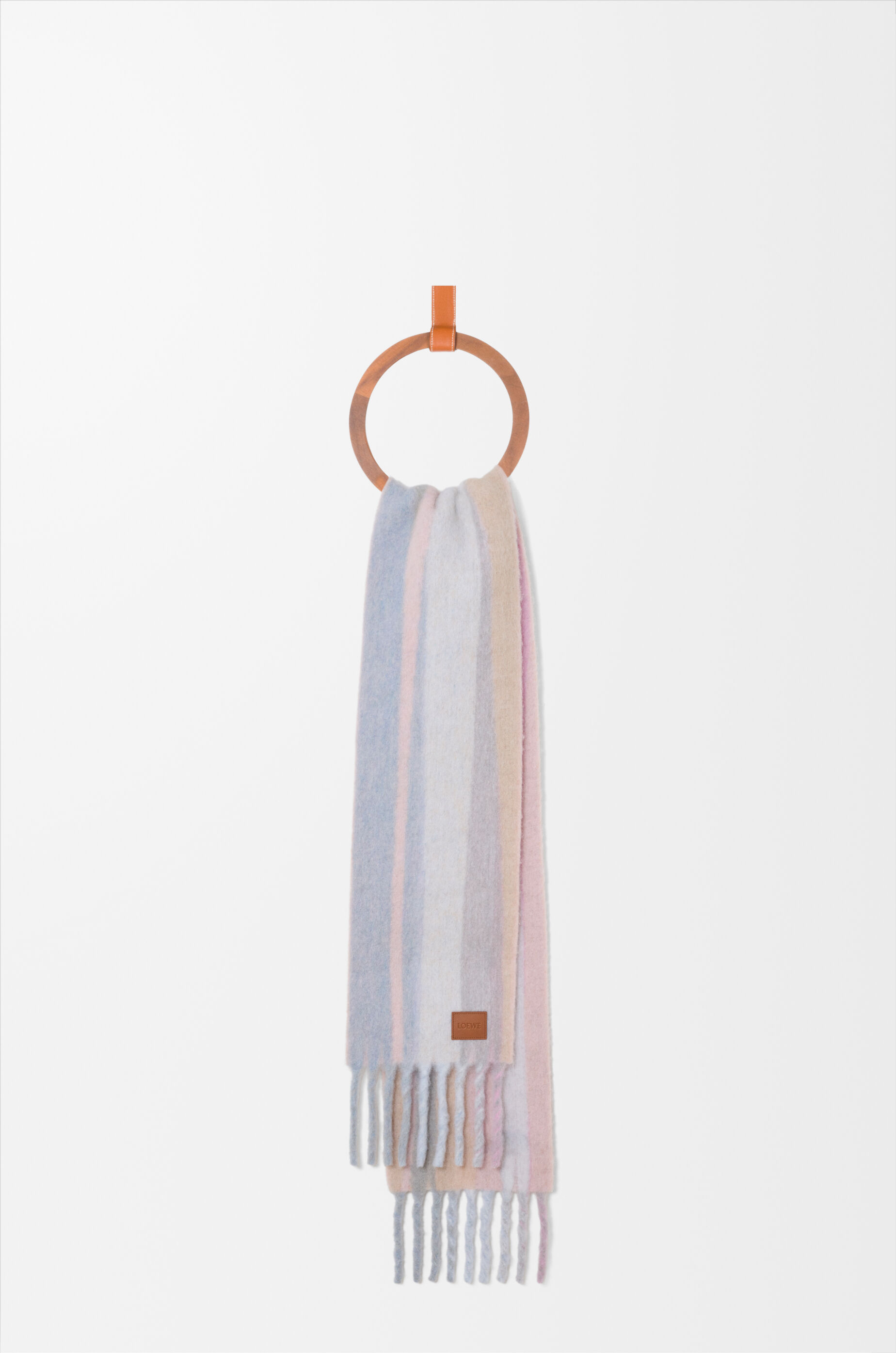スカーフ（アルパカ&ウールブレンド） ブルー - LOEWE