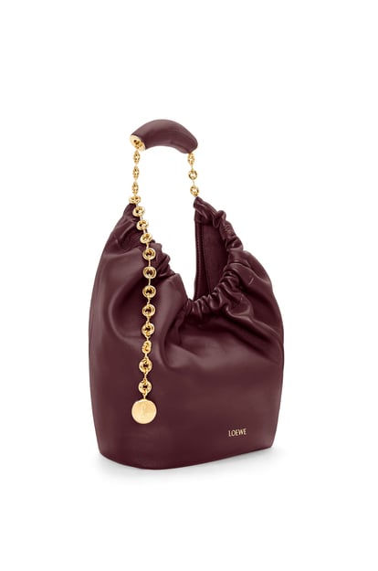 LOEWE Small Squeeze bag in nappa lambskin Dark Burgundy plp_rd