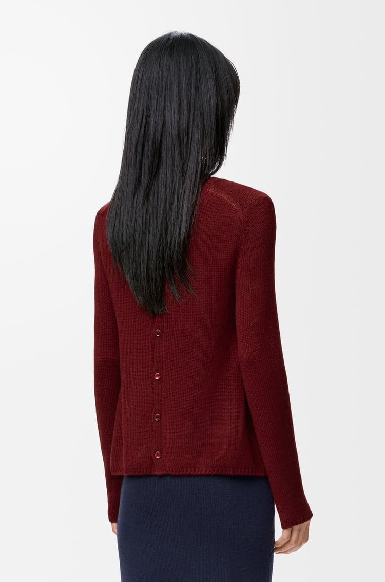 LOEWE 스웨터 - 캐시미어 버건디