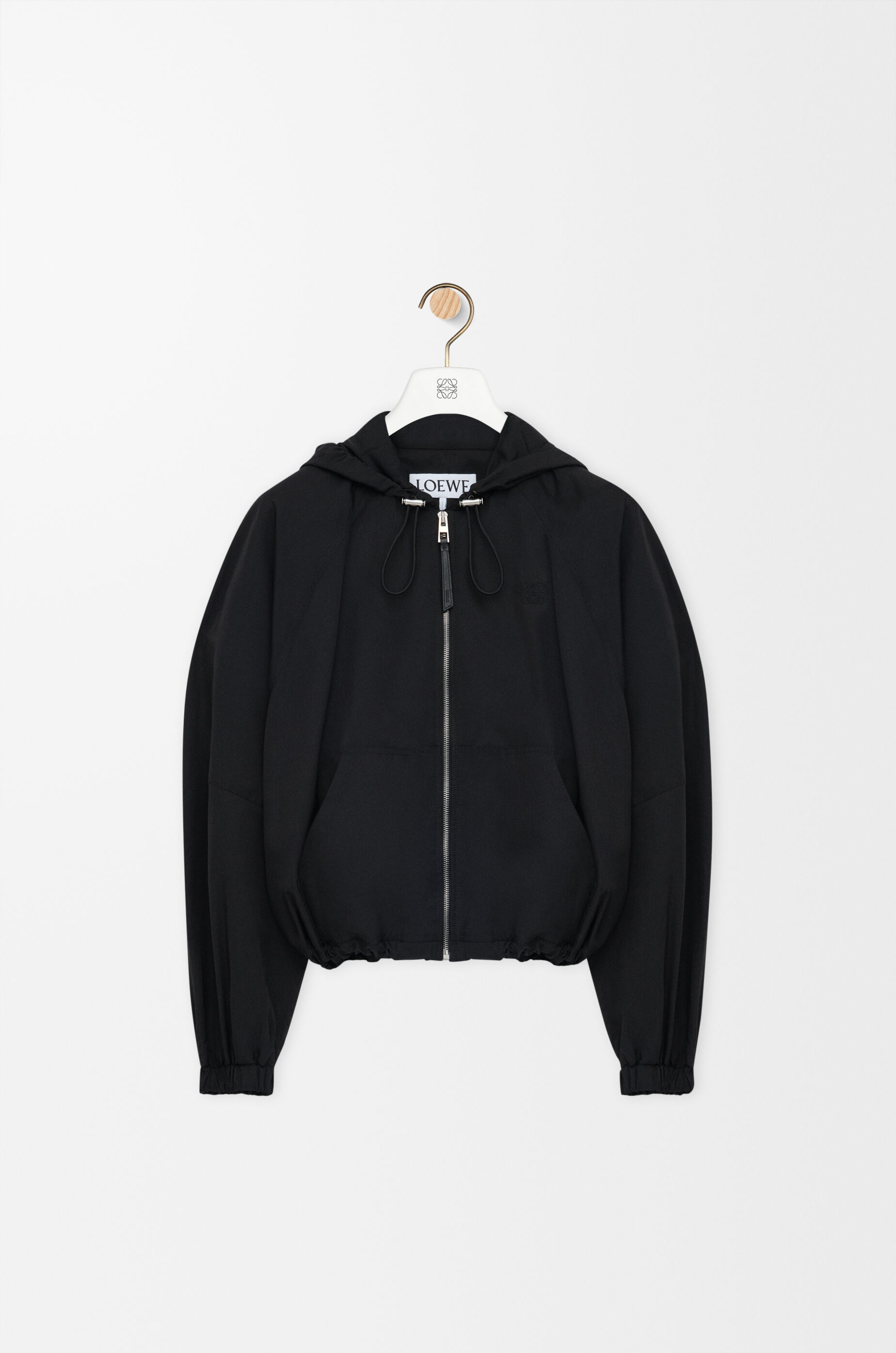 Balloon jacket in cupro blend Black - LOEWE