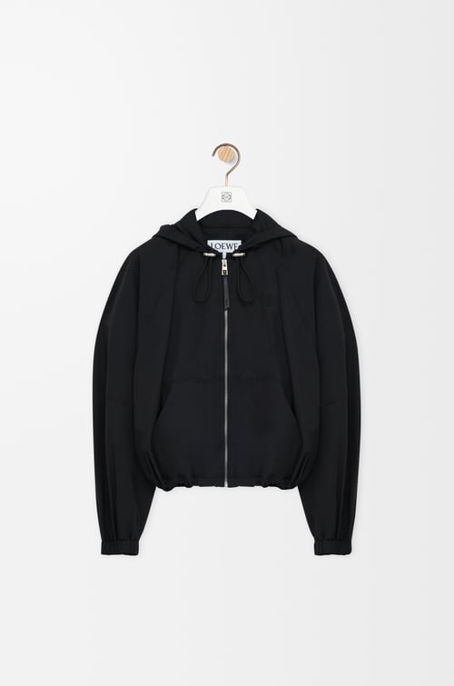LOEWE Veste ballon en cupro mélangé Noir