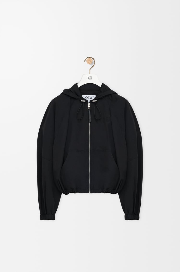 LOEWE Veste ballon en cupro mélangé Noir