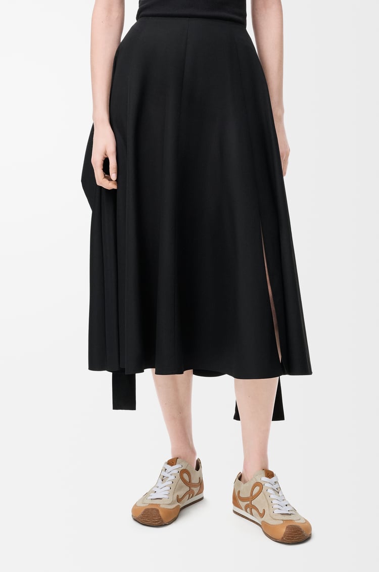 LOEWE Gonna a portafoglio in cotone Nero
