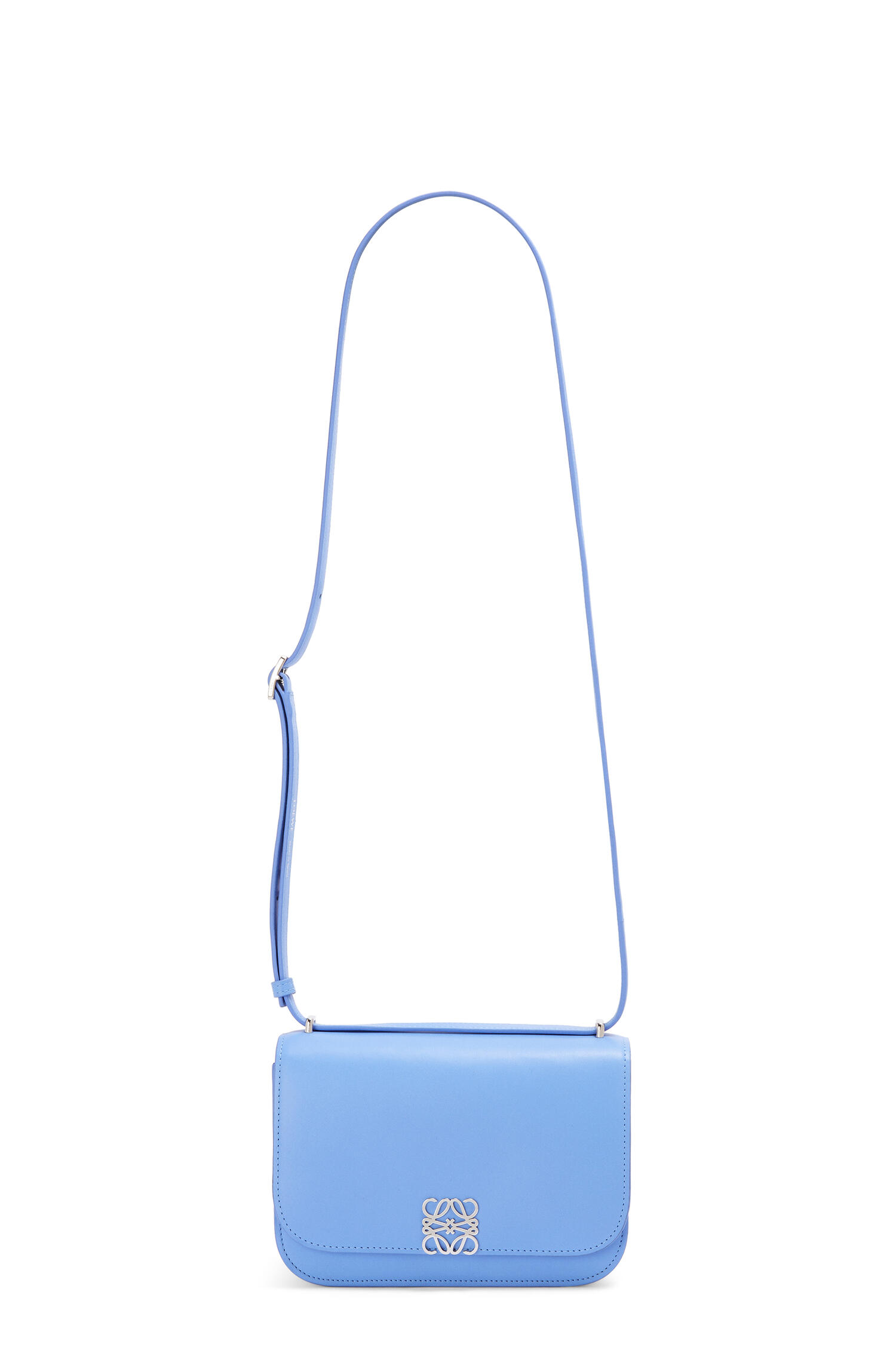 Small Goya bag in silk calfskin Celestine Blue - LOEWE
