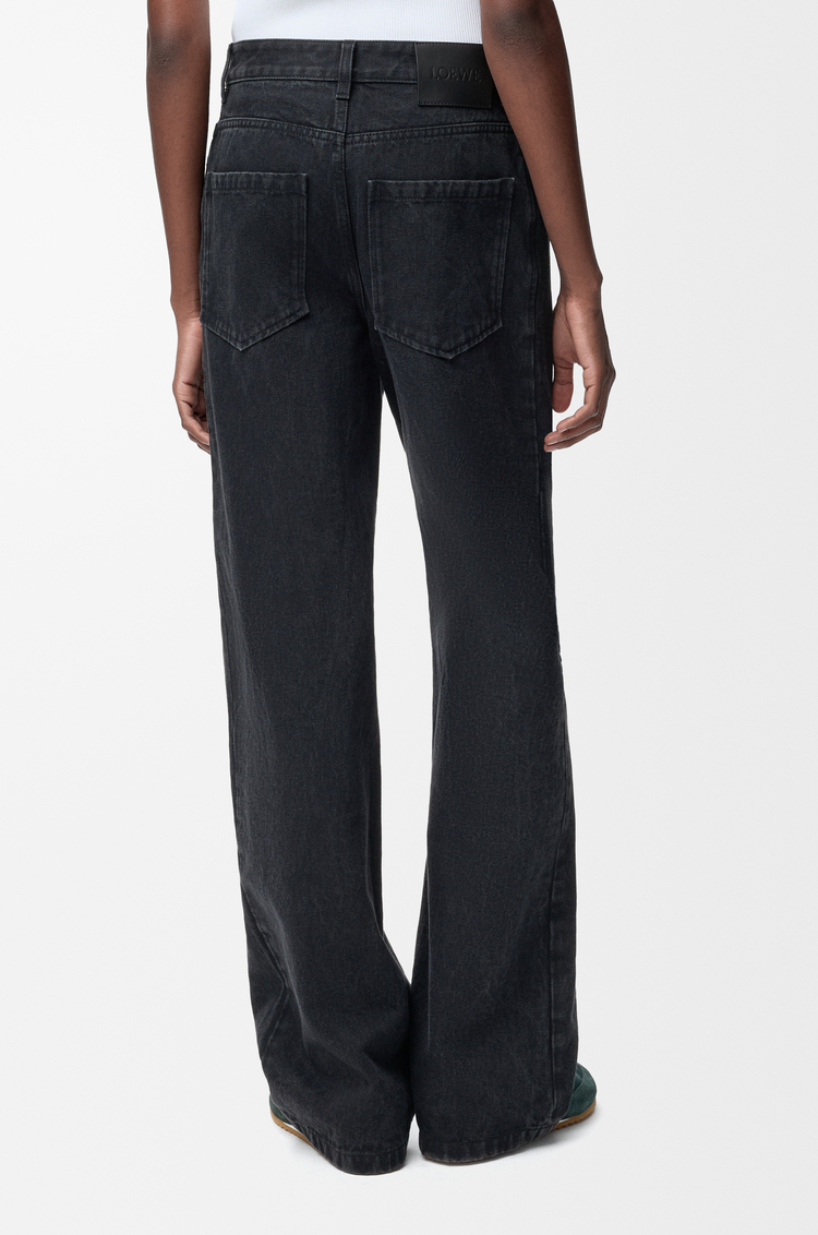 LOEWE Anagram baggy jeans in denim Black