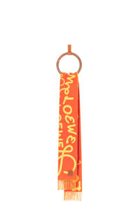 LOEWE LOEWE scarf in wool and cashmere Orange/Yellow pdp_rd