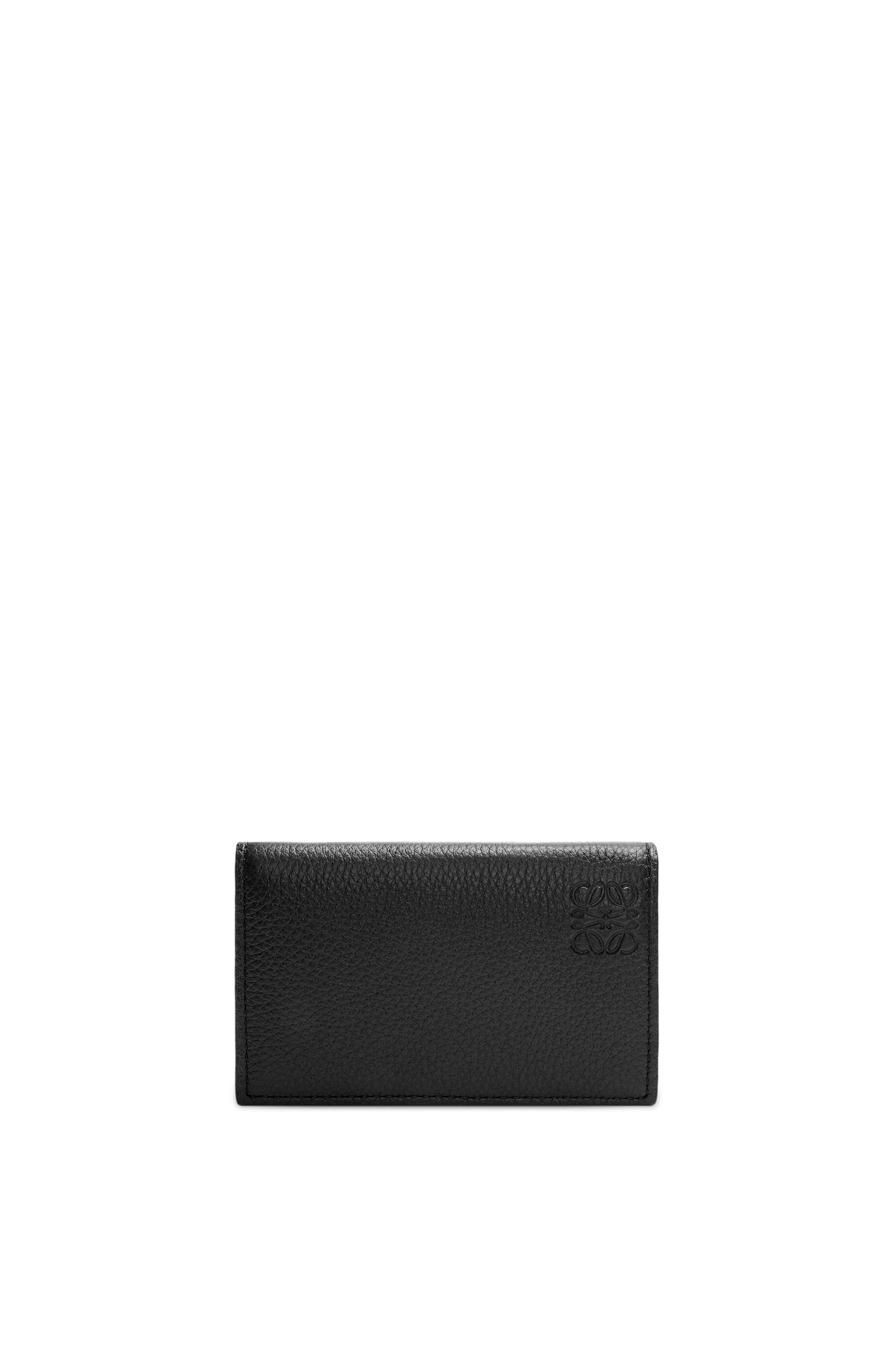 ビジネスカードホルダー（ソフトグレインカーフ） ブラック - LOEWE