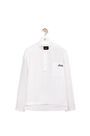LOEWE Buttoned pullover shirt in linen White pdp_rd
