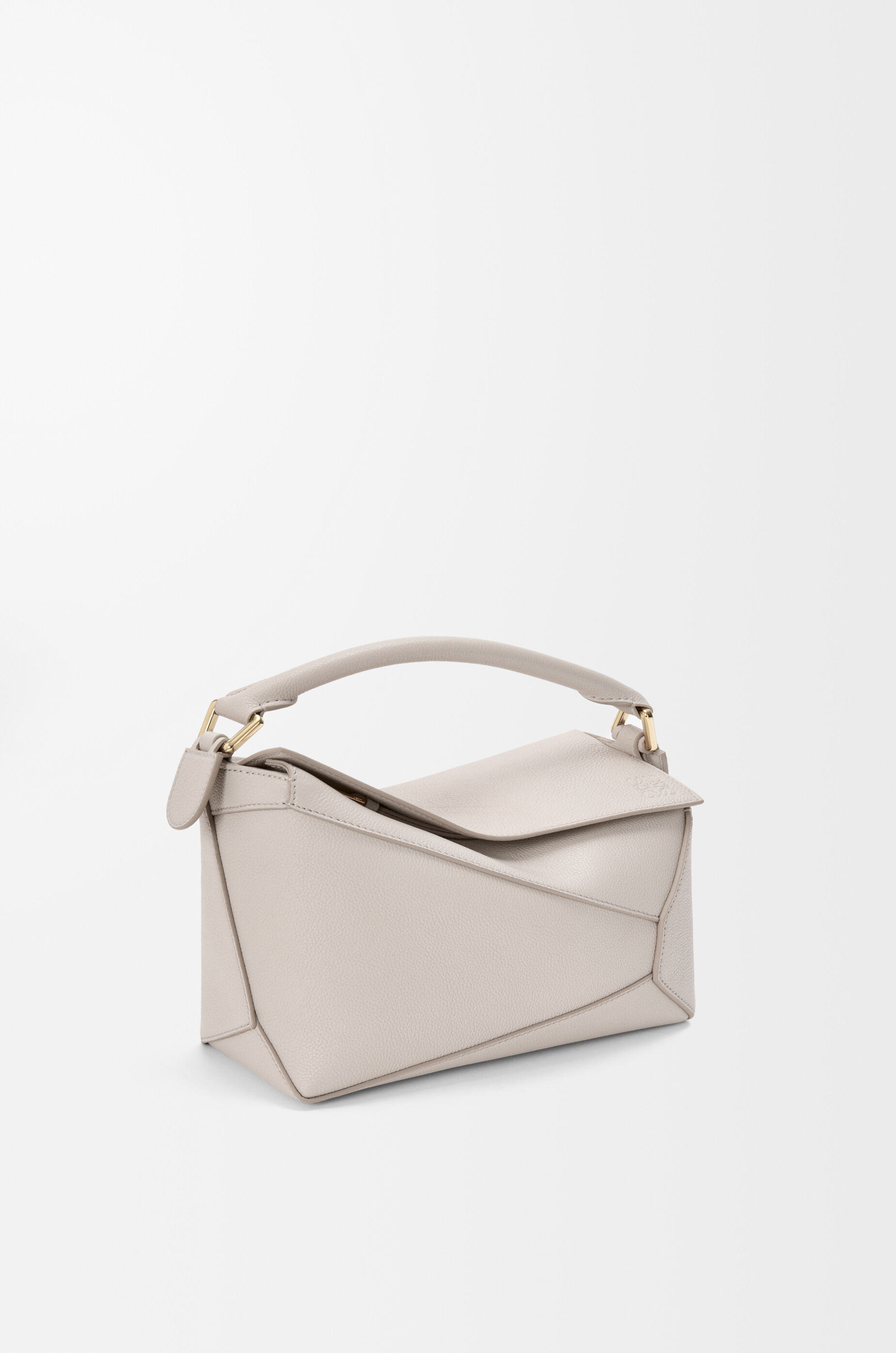 パズルエッジ バッグ スモール（ソフトグレインカーフ） グレー