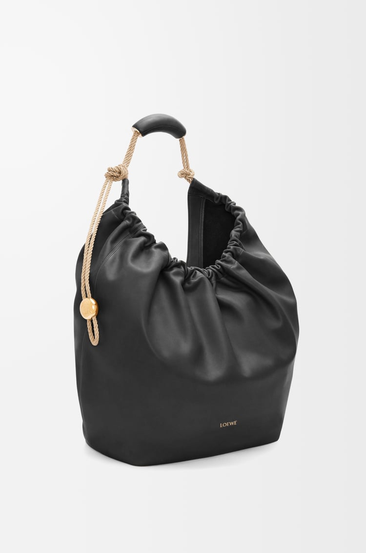 LOEWE Bolso Squeeze XL en piel de ternera Negro