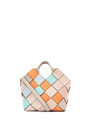 LOEWE 小号牛皮革 Surplus 皮革编织 Basket 手袋 Apricot/Gold pdp_rd