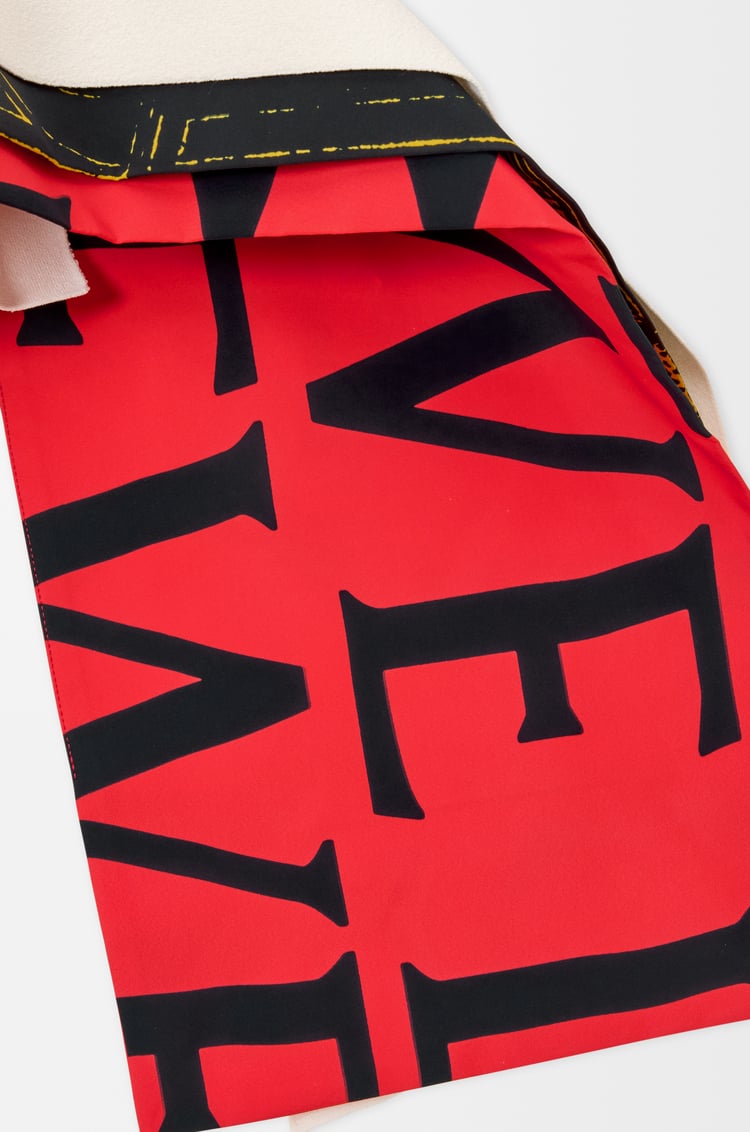 LOEWE Abito in misto viscosa Bianco/Multicolore