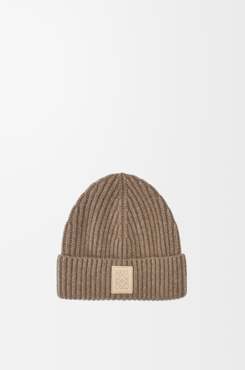 LOEWE Beanie in cashmere Beige