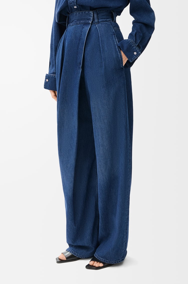 LOEWE Wrap jeans in denim Washed Denim