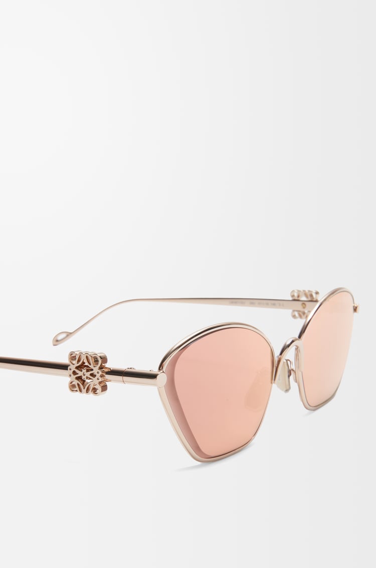 LOEWE Anagram hexagonal sunglasses Rose Gold
