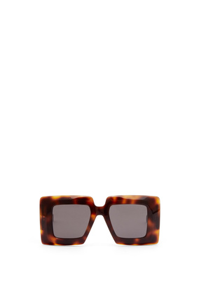 LOEWE Oversized square sunglasses in acetate Havana plp_rd