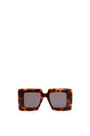 LOEWE Oversized square sunglasses in acetate Havana pdp_rd