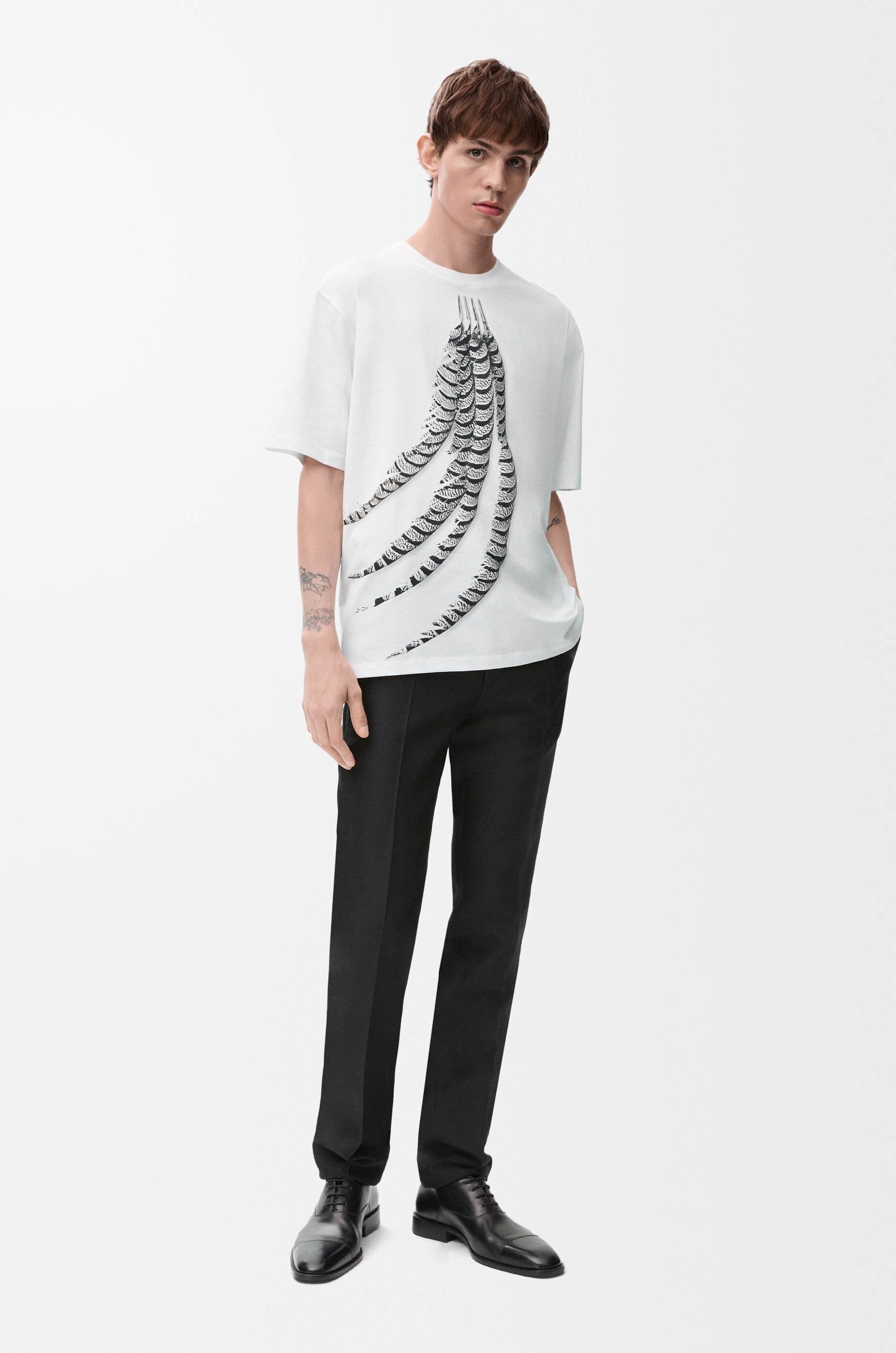 ルーズフィット Tシャツ（コットン） ホワイト - LOEWE