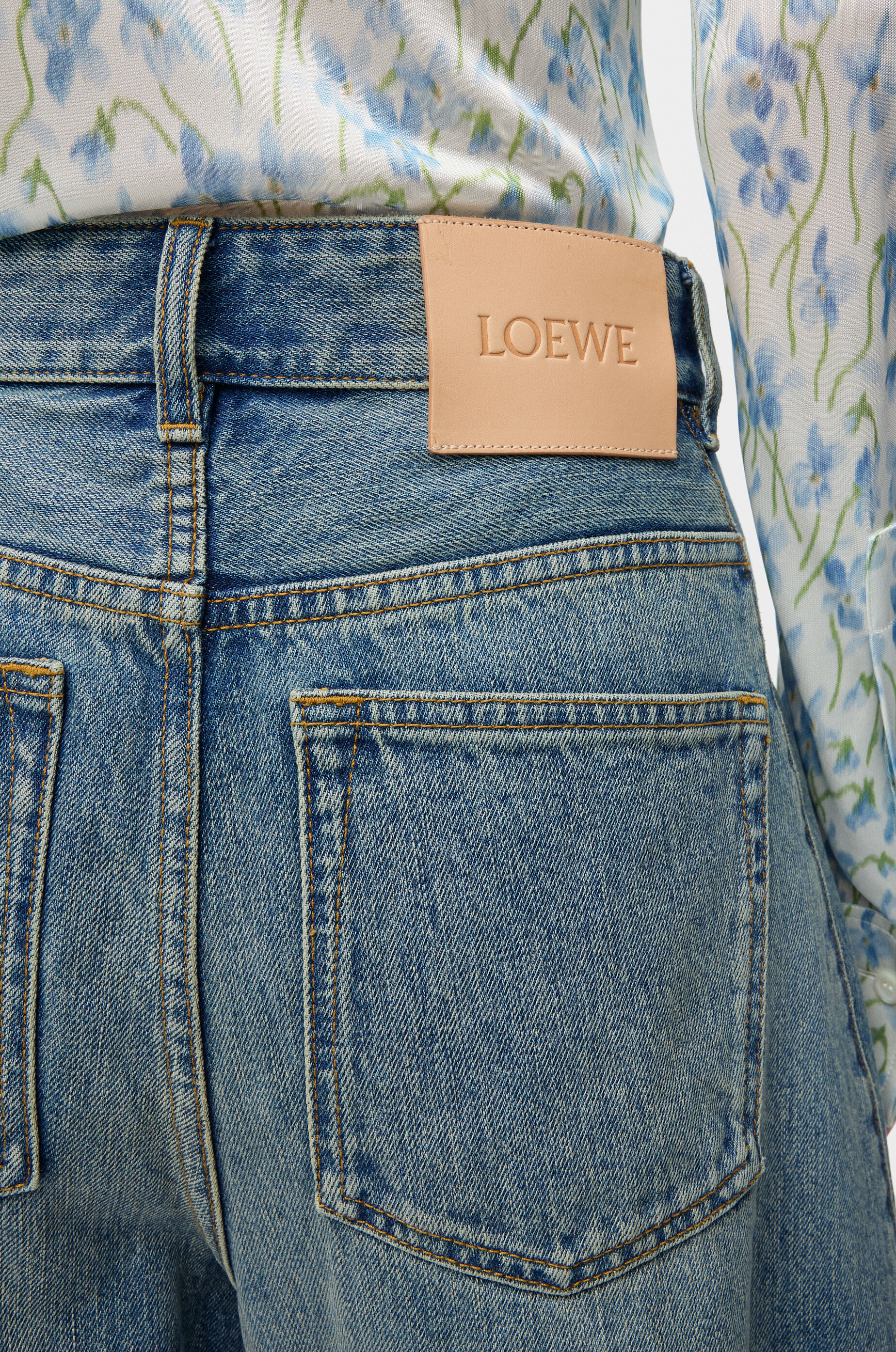 アナグラム バレル ジーンズ（デニム） ブルー - LOEWE