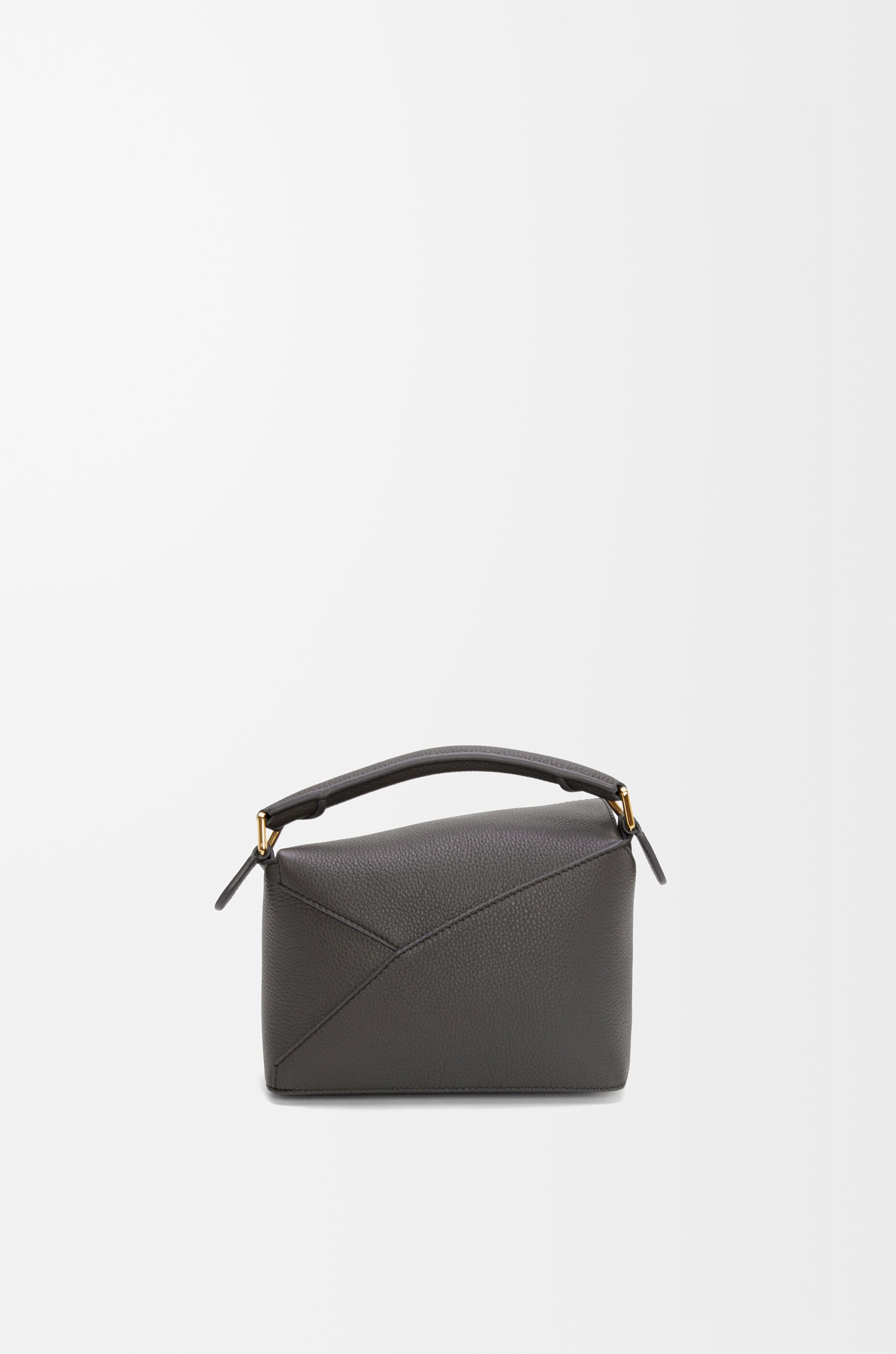 パズルエッジ バッグ ミニ（ソフトグレインカーフ） グレー - LOEWE