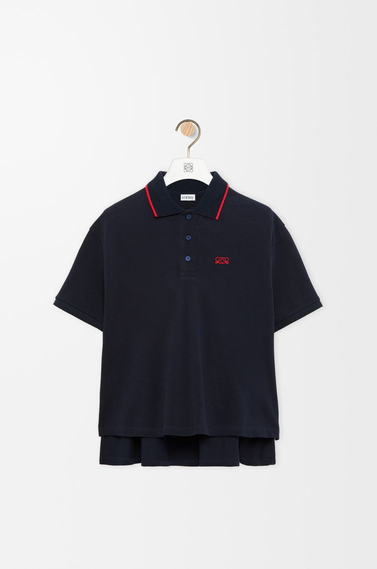 LOEWE Polo en algodón Azul Marino