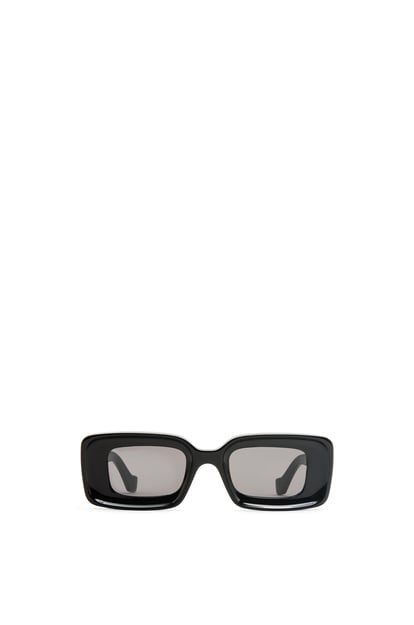 LOEWE Rectangular sunglasses in acetate Black plp_rd