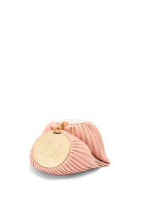 LOEWE Bracelet pouch in nappa calfskin and brass Pale Pink pdp_rd