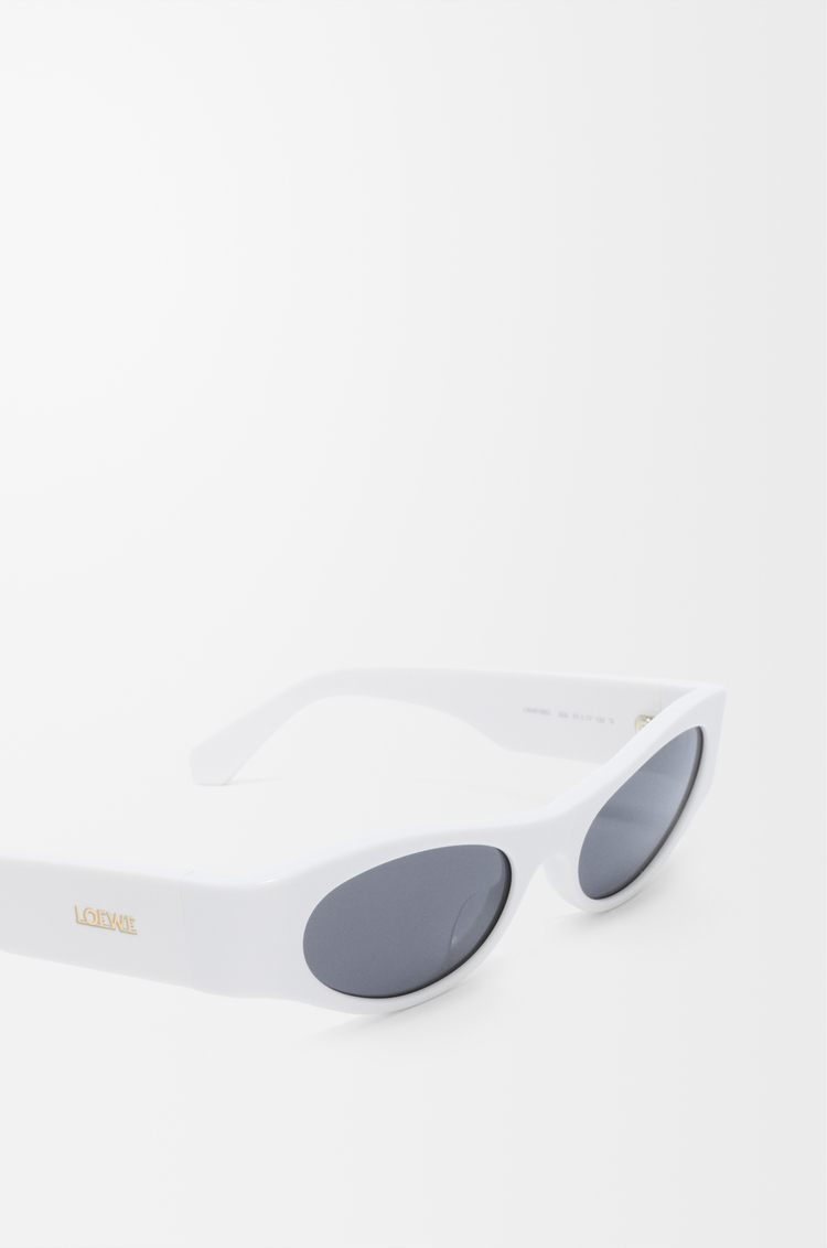 LOEWE Flash Slim Cateye sunglasses White