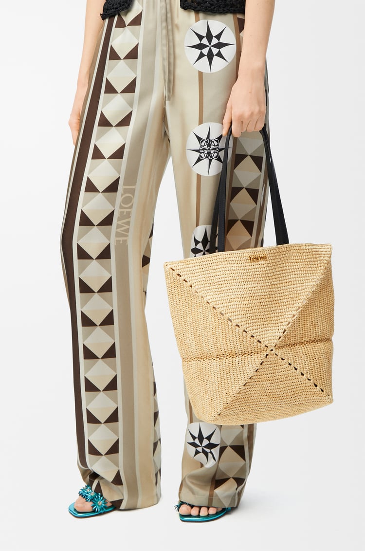 LOEWE パズルフォルド トート ミディアム（ラフィア） ナチュラル