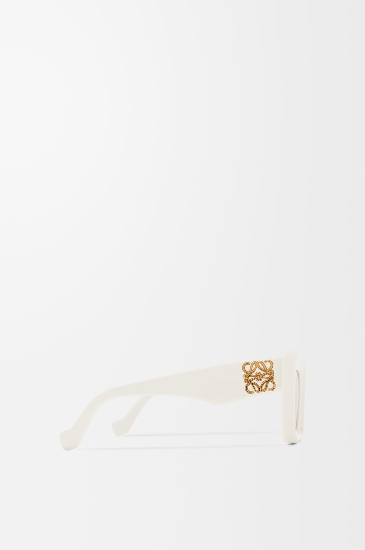 LOEWE Beveled Cateye sunglasses White/Ivory