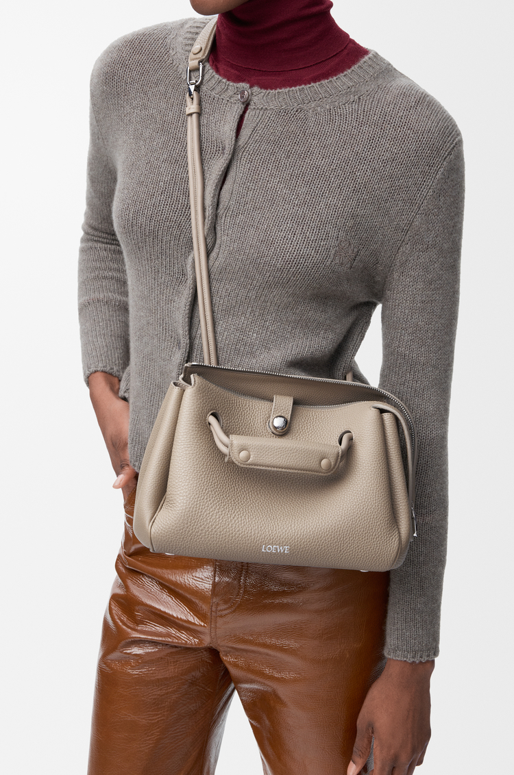 LOEWE Small Madrid bag in supple grained calfskin Clay