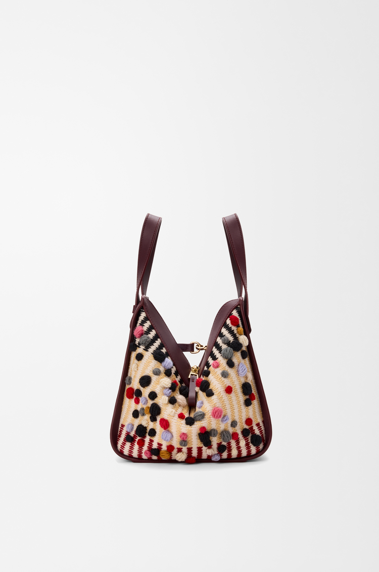 LOEWE ハンモックバッグ コンパクト（エンブロイダリーテキスタイル） Natural/Multicolor