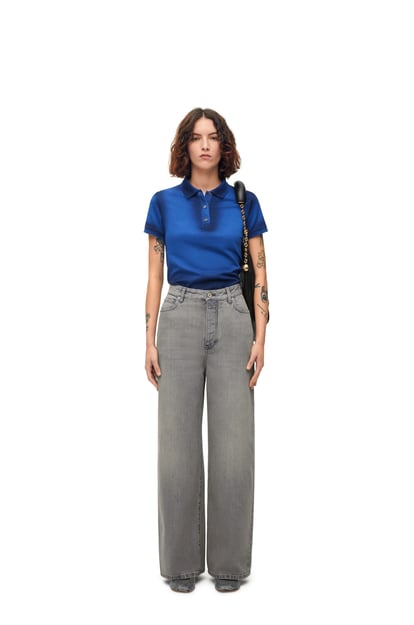 LOEWE High waisted jeans in cotton Grey Melange plp_rd