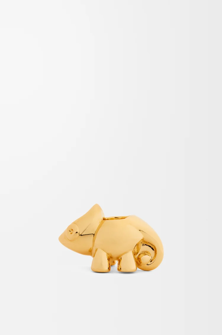 LOEWE Dado Chameleon en latón Dorado