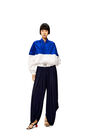 LOEWE Bomber jacket in silk and polyester Blue Klein pdp_rd