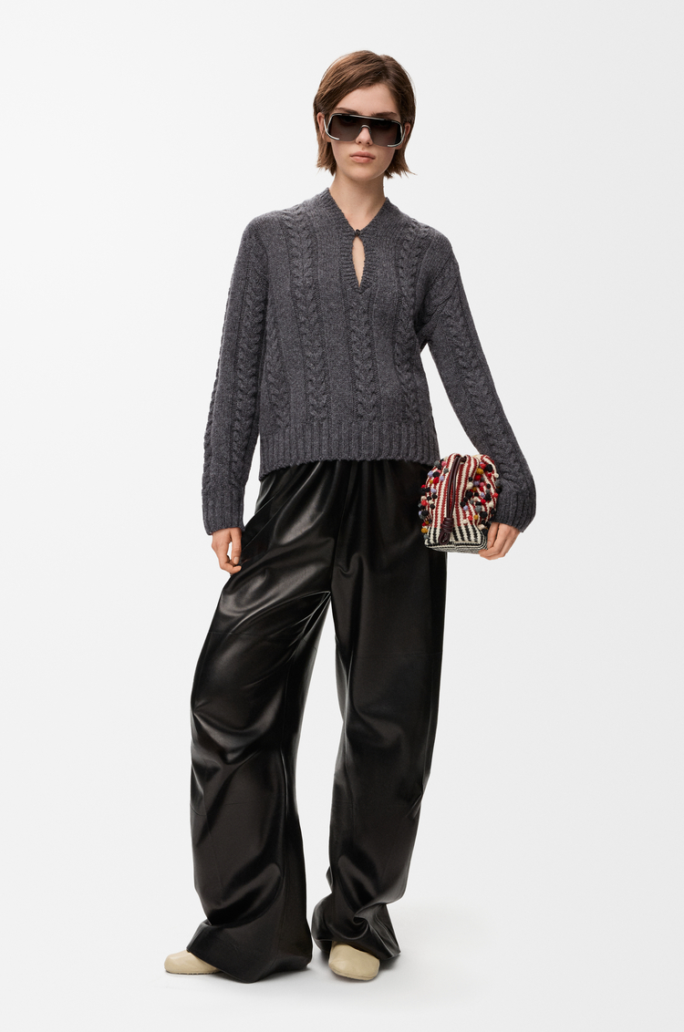 LOEWE 羊毛套頭衫 灰色