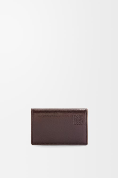 LOEWE 鹿皮名片夾 牛血色