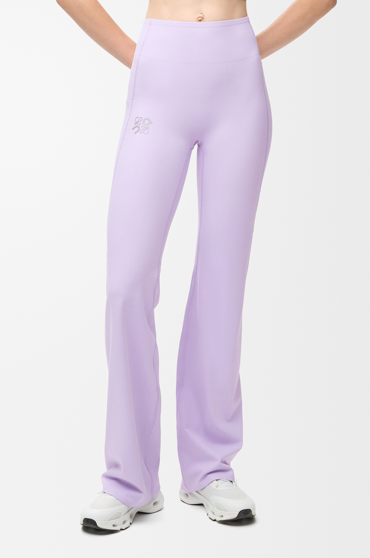LOEWE Pantalon bootleg souple en jersey technique Lilas
