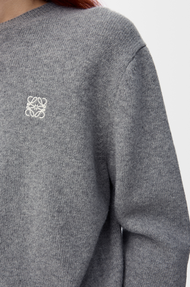 LOEWE Pull en laine Gris Chiné