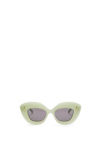 LOEWE Retro Screen sunglasses in acetate Clay Green/Spring Jade