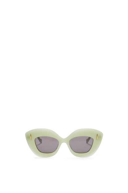 LOEWE Gafas de sol Retro Screen en acetato Verde Arcilla/Jade Primaveral plp_rd